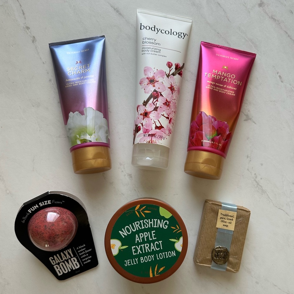 Body Care Self Care Body Lotion and Bath Bomb Gift Set